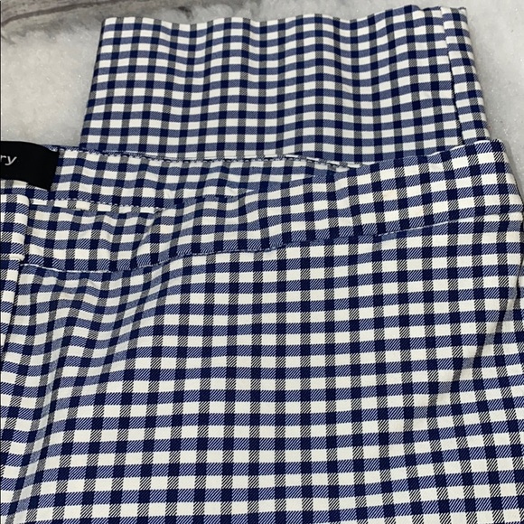 Theory Treeca Pant In Check Viscose - Picture 9 of 14